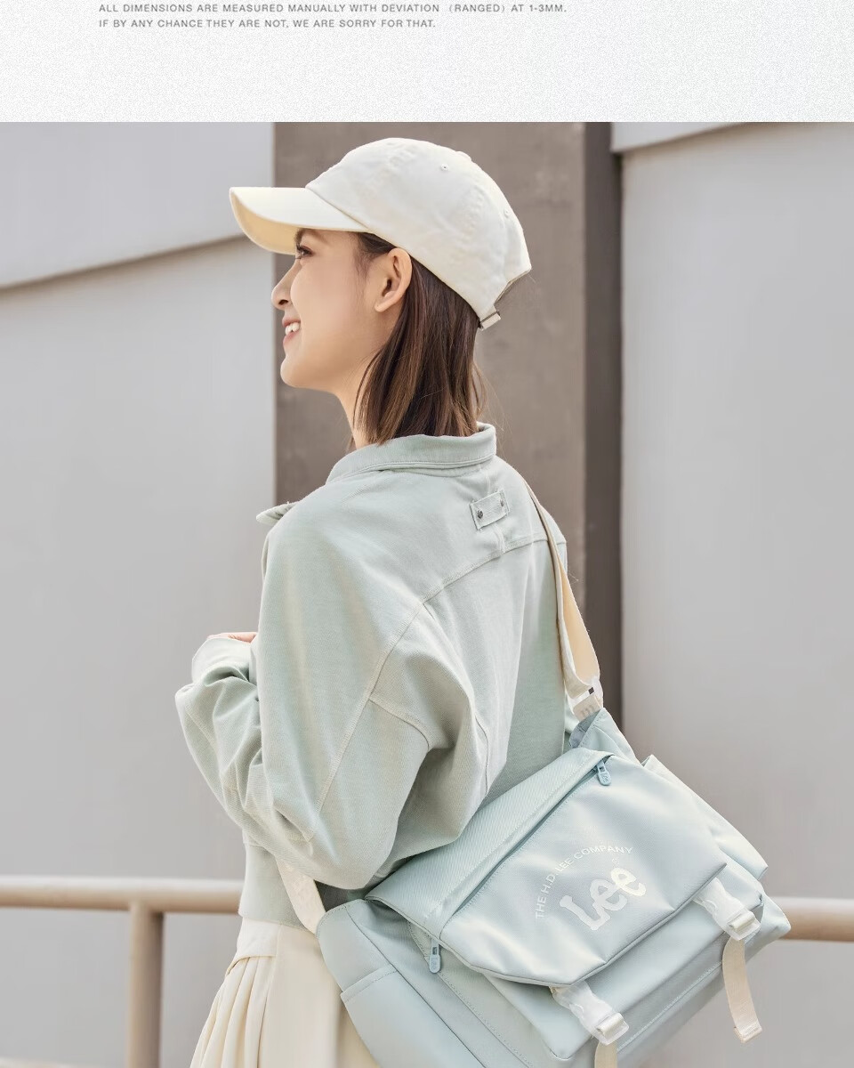 Lee Crossbody Bag, Women's Handbag, College Student Japanese-Style Workwear Shoulder Bag, Large Capacity Messenger Bag, Gift, Birthday Present 13