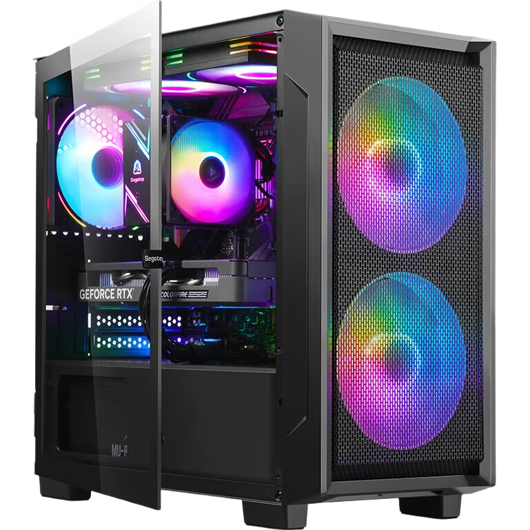Корпус Segotep Zhuoling 1 Black (MATX, стекло, компактный)