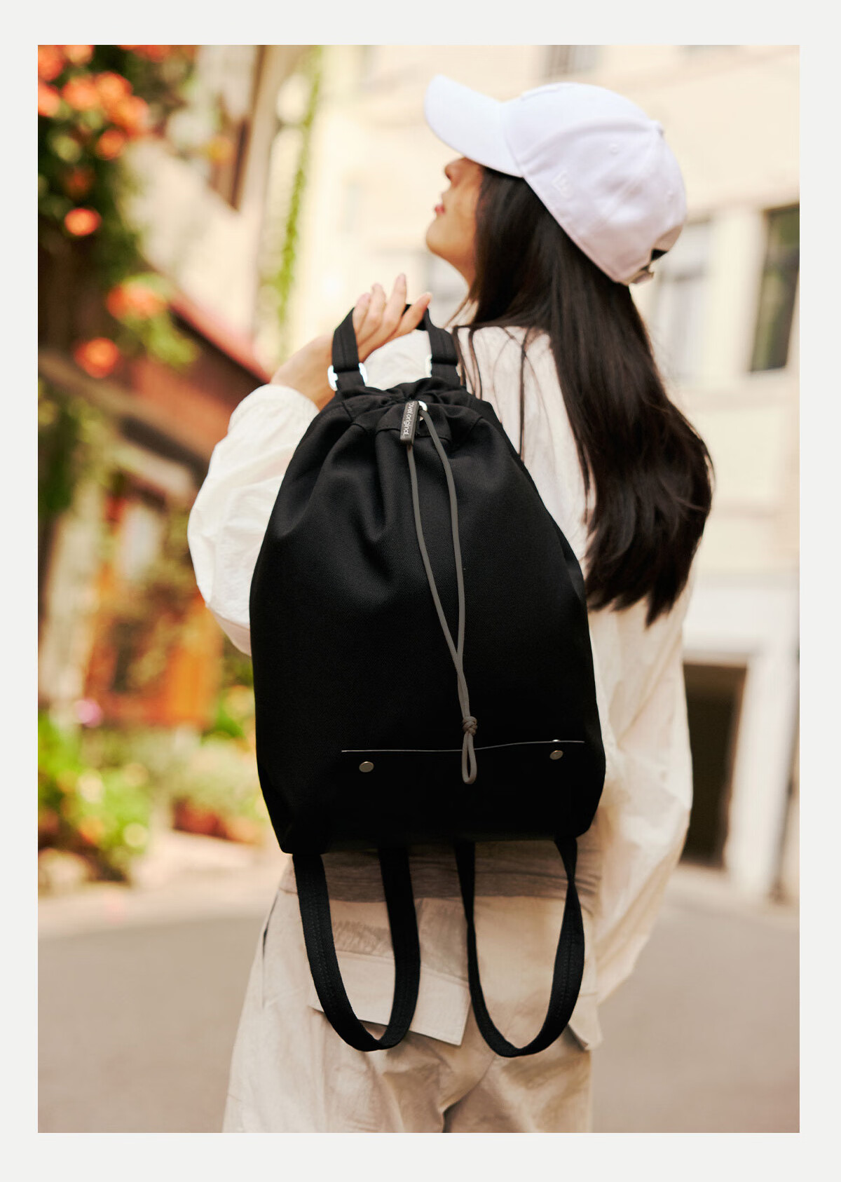 ITO MYCENA Backpack Unisex New Travel Lightweight Fashionable Stylish Small Backpack Light Green 15L 4