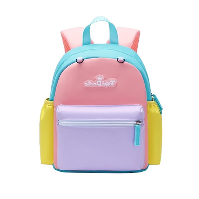 Three Duckling Kindergarten Backpack Boys Lightweight Children's Girls Primary School Grade 1 Backpack Green Large