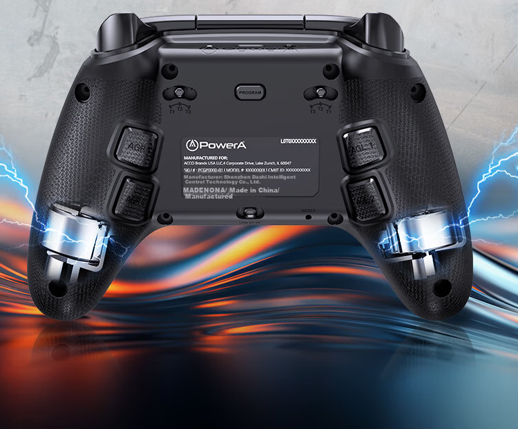 PowerA Wireless Game Controller with Dual Hall High-Precision Joysticks for Steam PC, Android, Xbox, Dark Fantasy Collaboration Edition Black Myth: Wukong Minge Yuanxu Wing 12