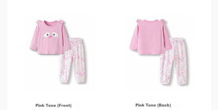 BALABALA Baby Pajama Set, Autumn Season, for Boys And Girls, Home Wear, Suitable for Going Out, Cute Design for Toddlers, 209325171201 8