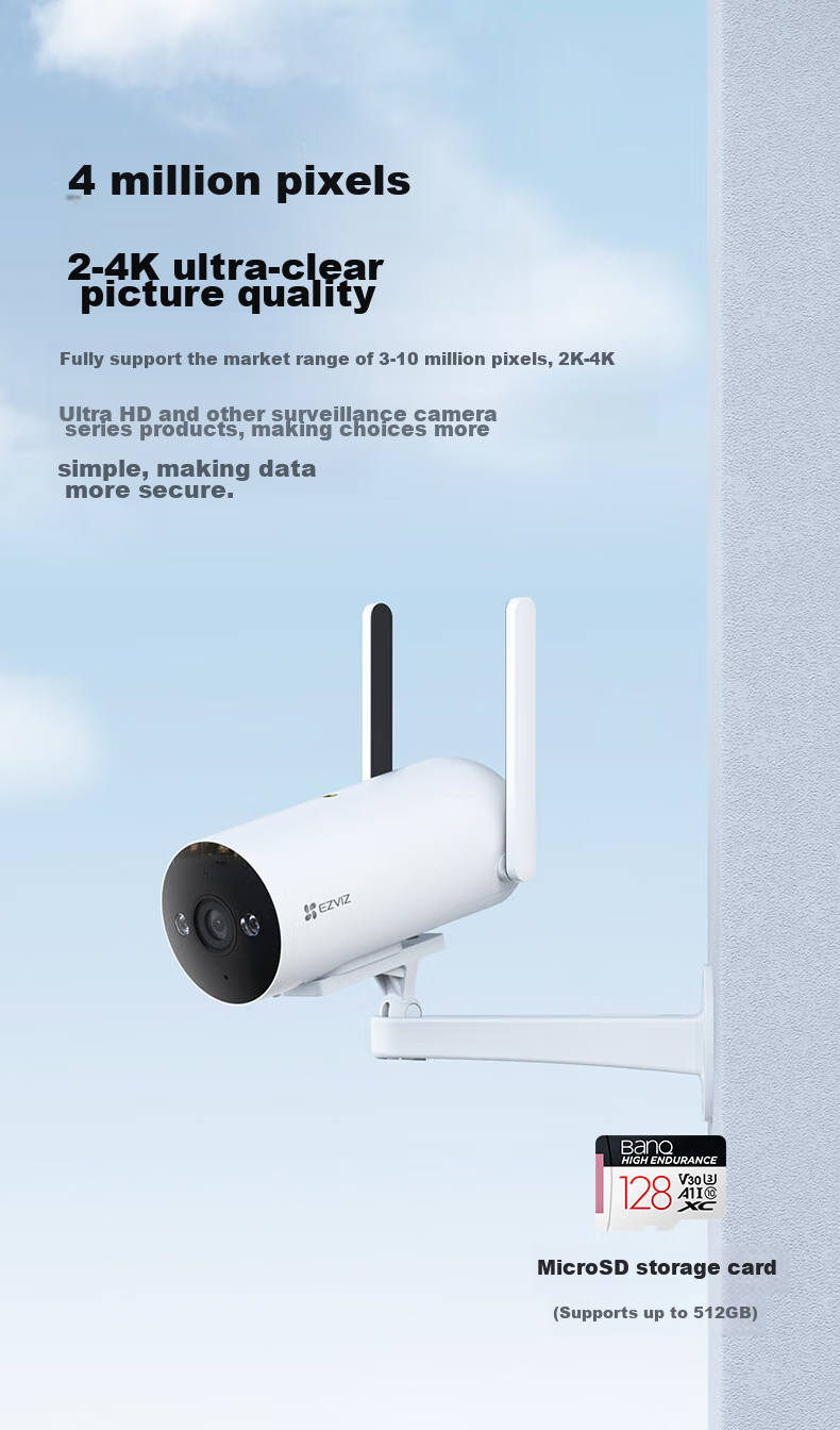 Banq 128GB TF (MicroSD) Memory Card A1 U3 V30 4K Dash Cam & Security Monitoring Dedicated Memory Card, Highly Durable 6