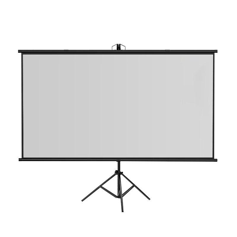 IN&VI Projector Screen 100 Inch 16:9 White Screen with Stand, No-Drill Wall-Mountable, Dual-Use, 4K HD Compatible, Portable, for Office Use, Compatible with XGIMI, JmGO, Dangbei, Xiaomi Projectors