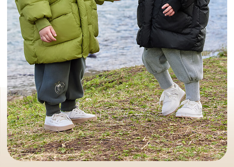 Ciciibear Boys' Goose Down Mid-Length Thickened Warm Winter Jacket for Kids 2