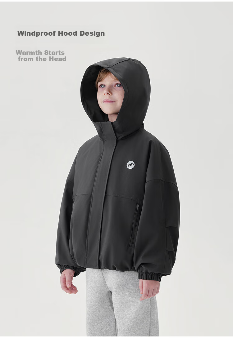 MARC&JANIE Girls' Urban Outdoor Functional Windproof Jacket, Children's Soft Shell Coat, Spring And Autumn Wear, 241236 4