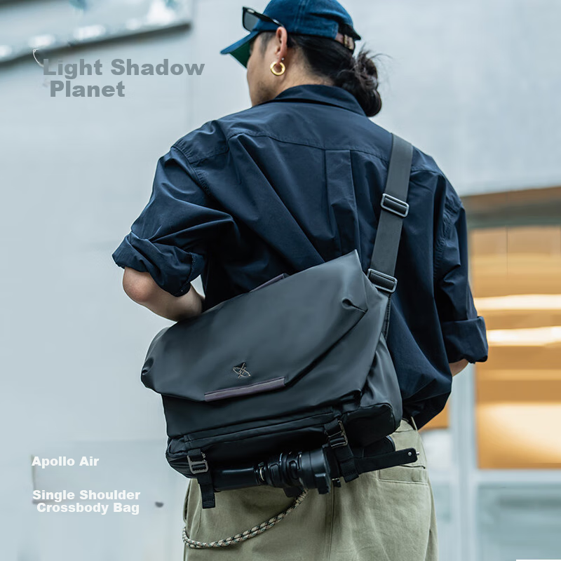 GYXX Apollo Air Crossbody Bag, Men's Functional Shoulder Bag, Commuter Casual Large-Capacity Messenger Bag, Laptop Bag