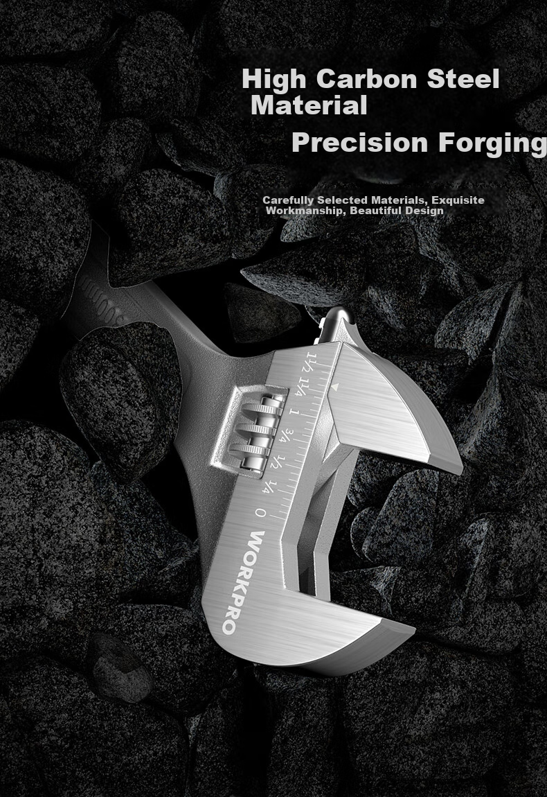 WORKPRO Universal Wrench, Hexagon Linkage Wrench, Box-End Wrench, Adjustable Wrench, Multi-Functional Auto Repair Tool 3
