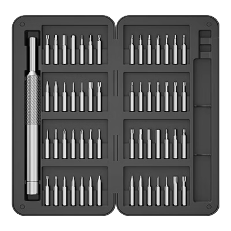 Oulaide Precision Multi-Function Screwdriver Set for Home Use, Laptop Disassembly Tool Box, Manual Phillips, Flathead, Hex And Torx Bits