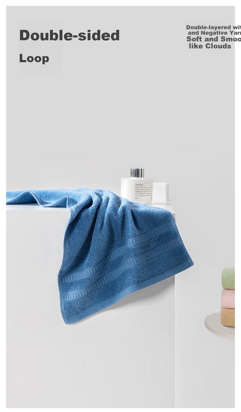 Jieyu Towel, 66g Pure Cotton Mid-Sized Towel, Xinjiang Cotton, Powerful Absorption, Soft And Skin-Friendly, Low Shedding, Face-Washing Small Towel 6