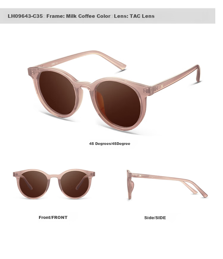 LOHO 2026 New Polarized Sunglasses for Women, Round Frame Driving Sunglasses, UV Protection Eyewear, Trendy Face-Slimming Hiking Glasses 11