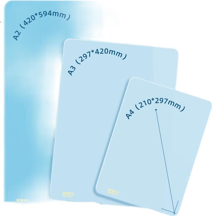 M&G Шаблон для черчения A2, мягкая доска для письма, EVA, матовая белая, 42x59.4 см