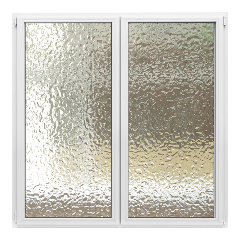 MEIWA Electrostatic Glass Sticker, Opaque Light-Transmitting Film for Glass Windows, Privacy Protection Sticker, 120*200cm Crystal Clear Wave Patter