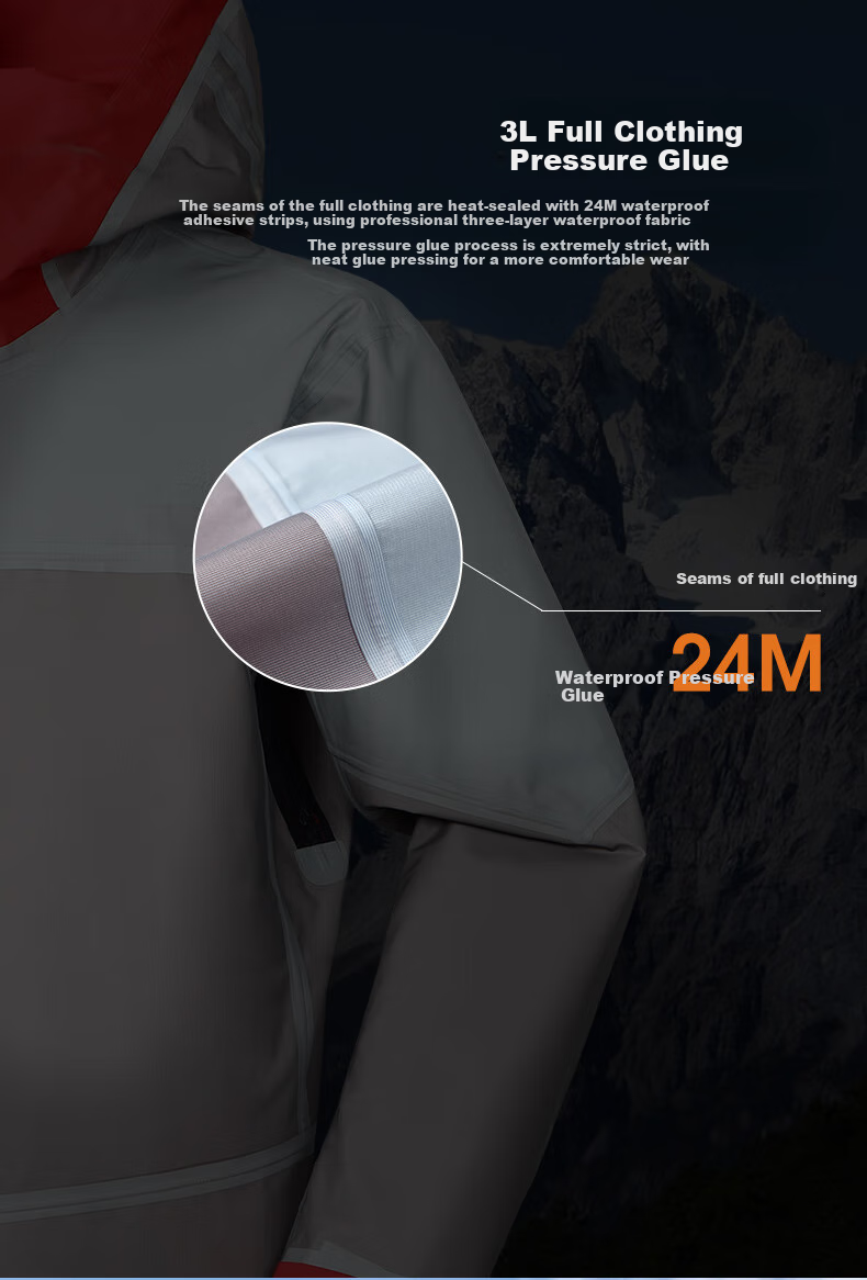 Pioneer Camp Endorsed by Lu Han, Xiaoying Windbreaker, Toray Men's Outdoor Windproof And Waterproof Professional Hiking Mountaineering Jacket 3