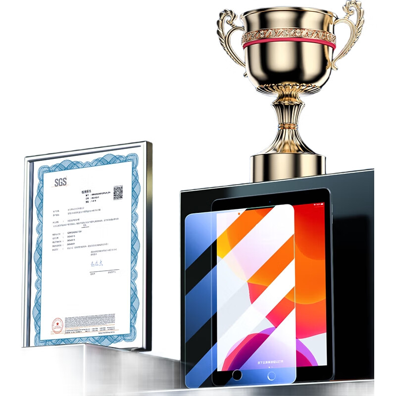 Защитная пленка BIAZE для iPad 10.2 дюйма (9/8/7 поколение), закаленное стекло, противоударная, антицарапина, HD