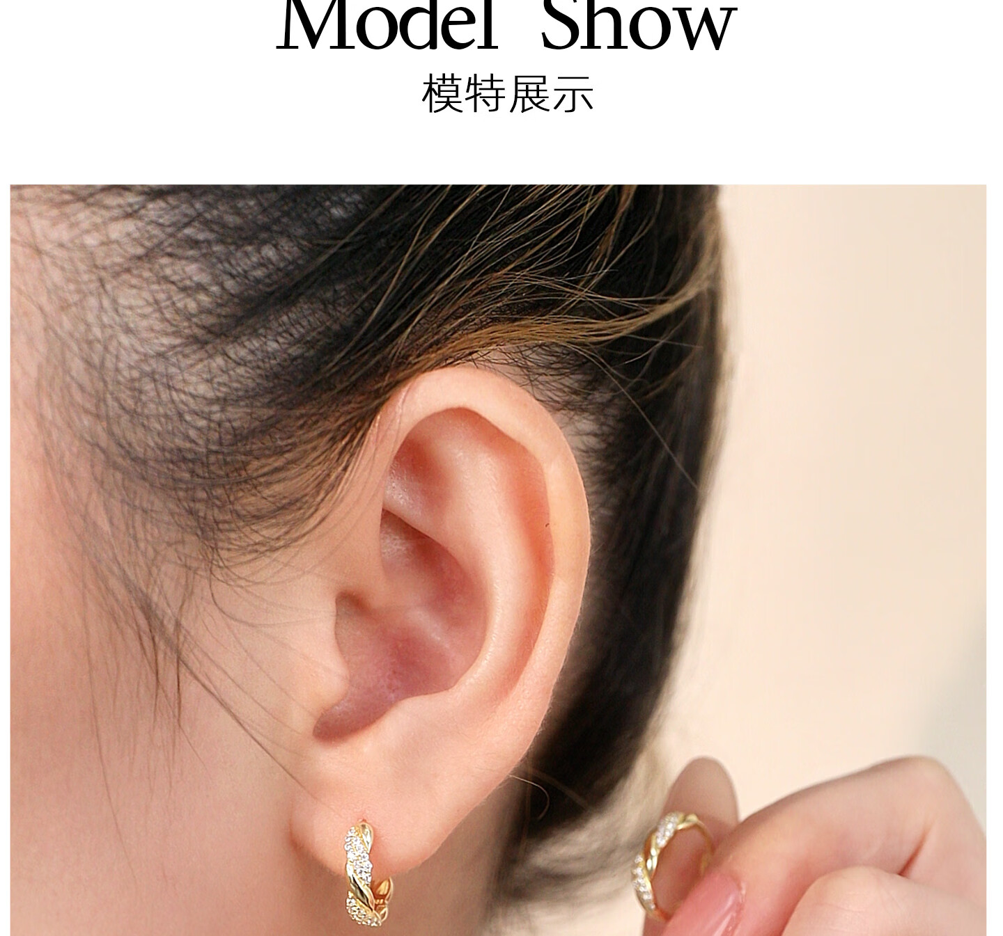 Qlady Wrapped Silver Earrings, Gold Earrings for Women, Unique And Beautiful Ear Studs, 2026 New Year Elegant Hoop Earrings Gift 2