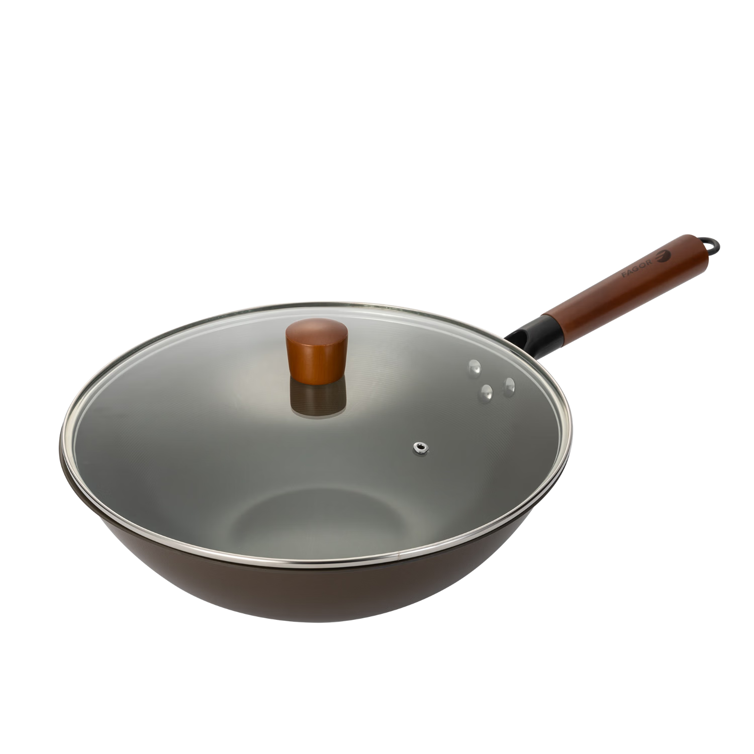 Fagor Titanium Crystal Ceramic Frying Pan FG-HTJ3206 32cm Strong Magnetic Conductivity Durable High Temperature Resistant