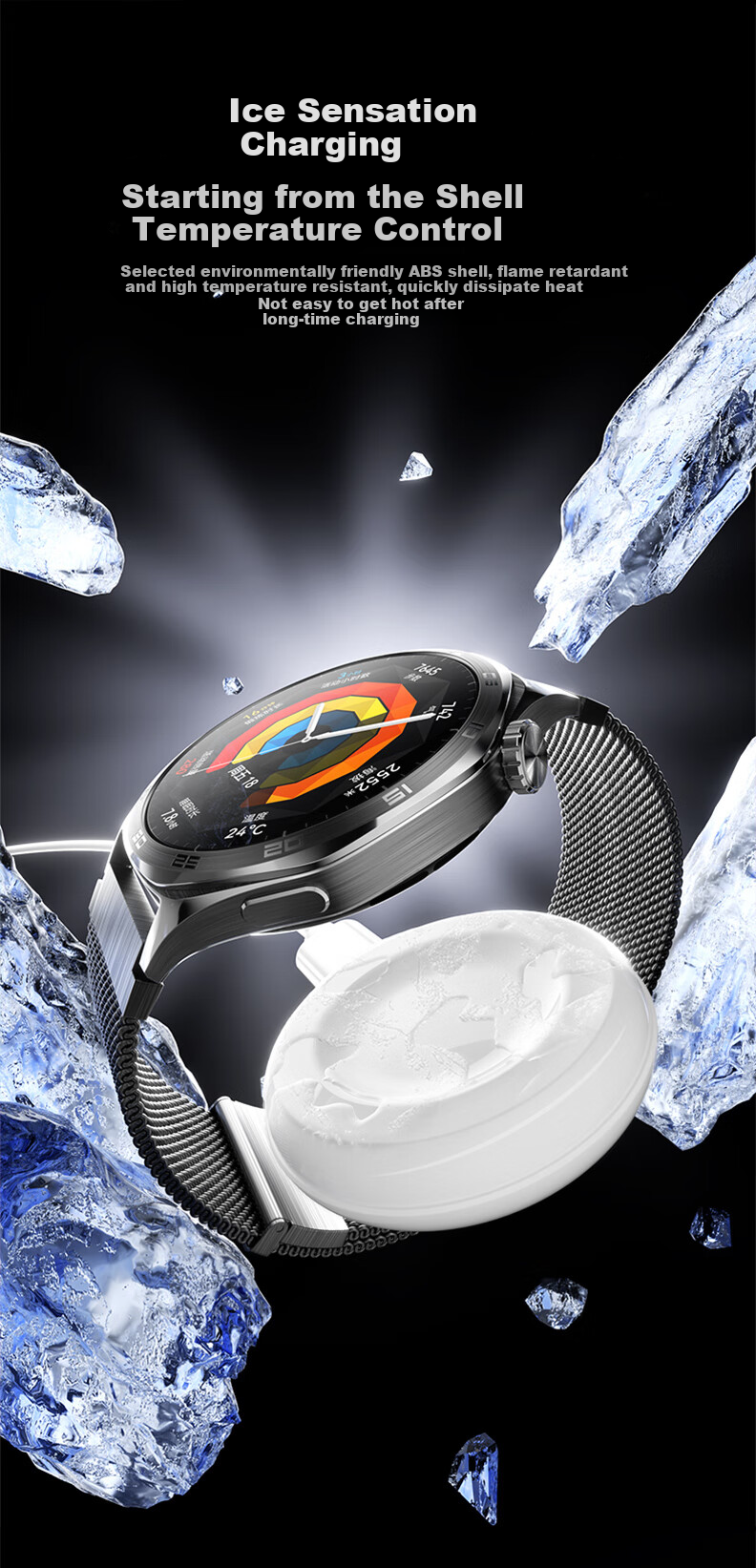 CangHua [5W], Compatible with Huawei Watch Charger Magnetic Type-C Cable for Watch6/5/4/3/2Pro/GT7/GT6/GT5Pro/GT4/GT3, Detachable Base 6