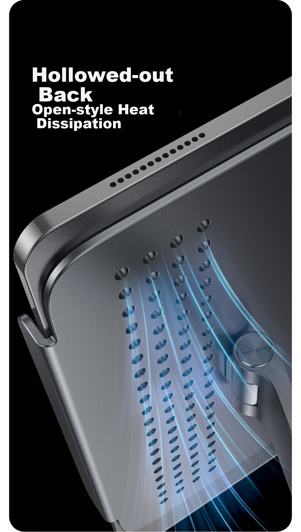 Xiaotian Phone Stand, Desktop IPad Tablet Support Stand, Aluminum Alloy, 360-Degree Rotating, Foldable Tablet Stand, Metal, Adjustable Height, Live Streaming And Drawing, 2025 New Model 12