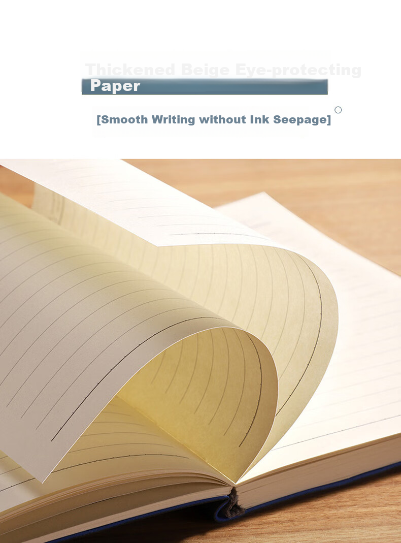 Ujia Guochao A5 Thickened Business Notebook Gift Box Set High-Value Birthday Journal Teacher's Day Gift Customizable Blue 4