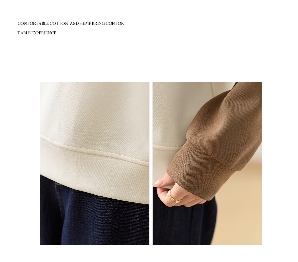 Chushen Classic Crewneck Raglan Sleeve Casual Student Long Sleeve Sweatshirt S53W028 Spring and Autumn Women 8