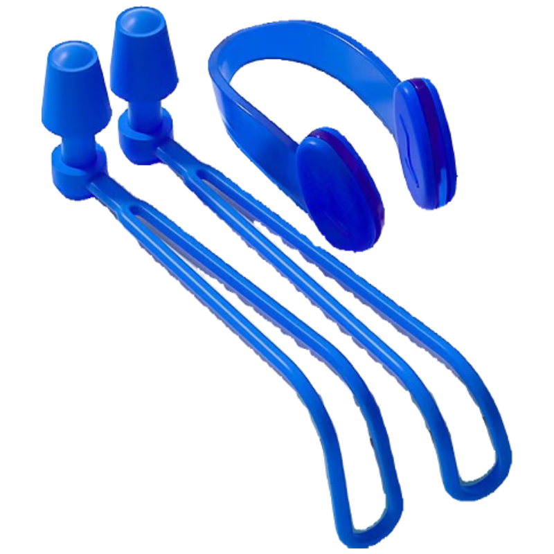 Li-Ning Swimming Earplugs, Waterproof Professional Swimming And Bathing, Anti-Ingress, Non-Acoustic, Anti-Choking, Children's Diving Nose Clip, Gadget Set