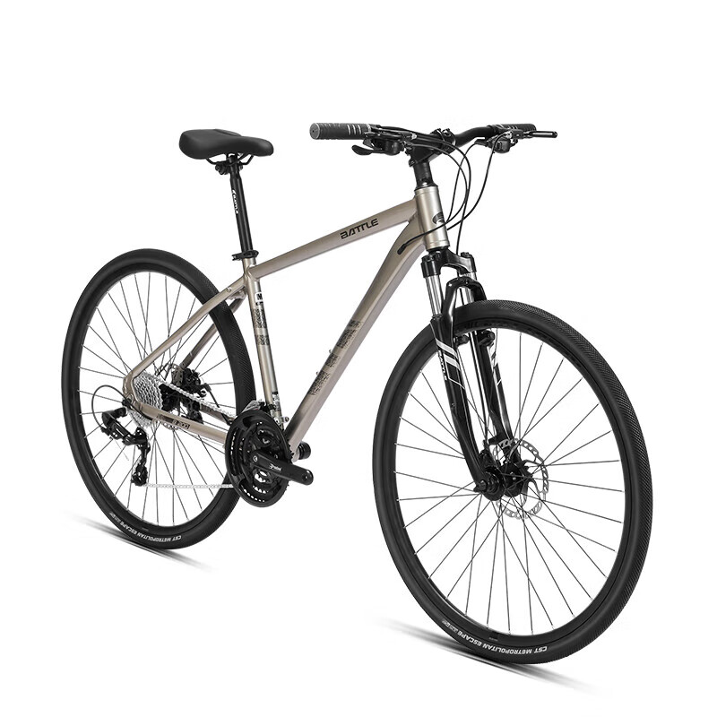 BATTLE Aluminum Alloy Road Bike with Internal Cable Routing, 700c Shimano 27-Speed, for Adult Men And Women, Students, Teenagers, Racing Bike