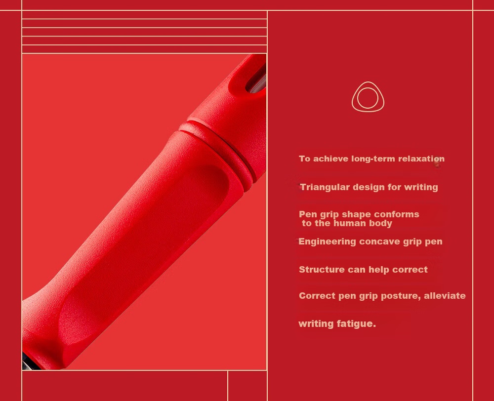 LAMY Fountain Pen Gift Box, Safari Series Calligraphy Posture Correction Fountain Pen, Student Stationery, Office Gift, Holiday Present, Corporate Bulk Purchase, Strawberry Red 0.5mm 17
