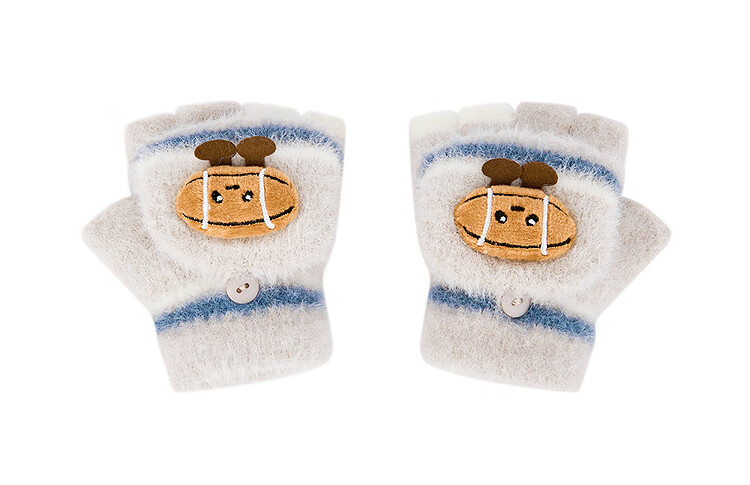 Balabala BalaOne Kids Gloves Boys Rugby Doll Flip Cover 2025 Warm Comfortable 208425162215 3