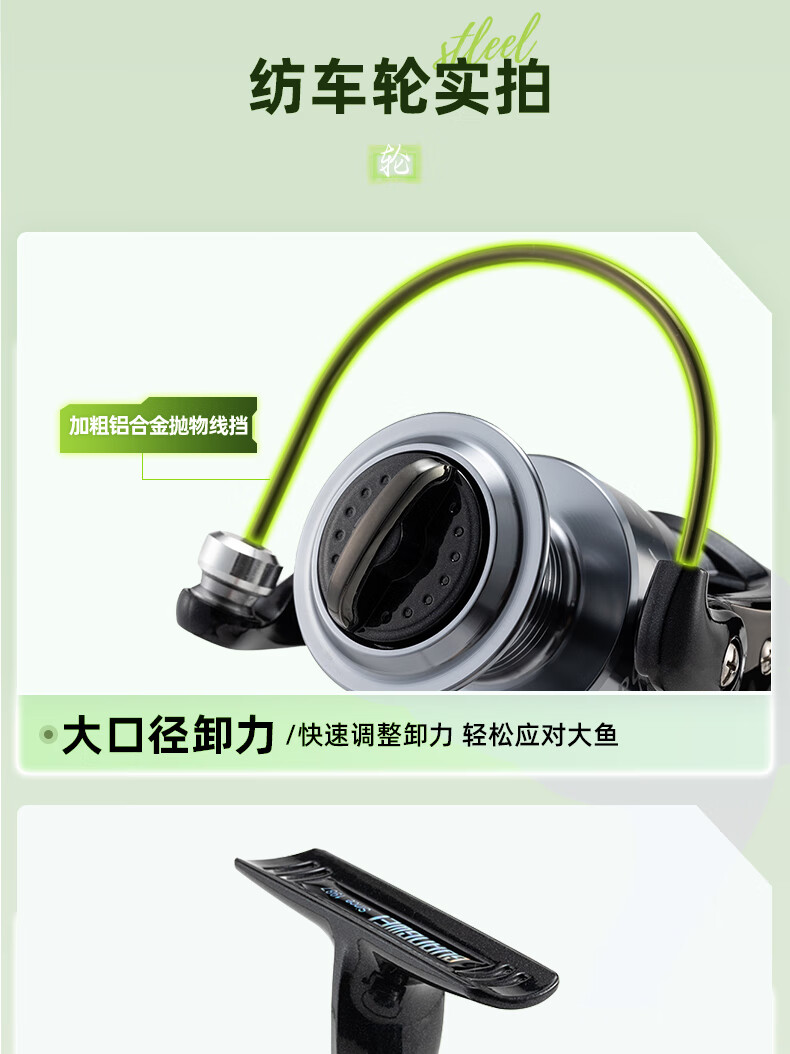 GW 2.1m Tingtao PLUS Ultra-Hard Sea Fishing Rod Set Long Casting Rod Lake Reservoir Bighead Carp Fishing Rod Spinning Rod Heavy-Duty Sea Rod 3