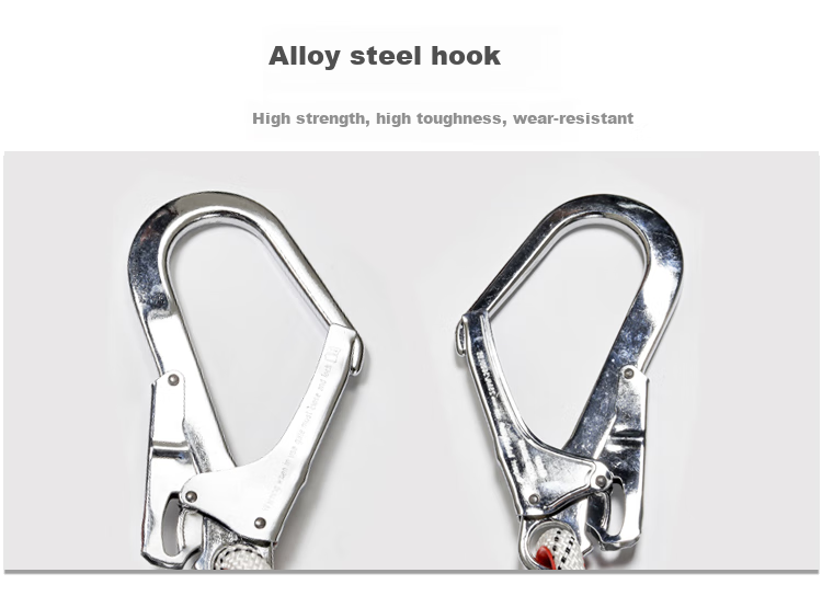 XINGGONG Five-Point Safety Harness, Full-Body Fall Protection Belt for Working at Height, National Standard, Double Large Hooks, 2 Meters, XGD-8 9