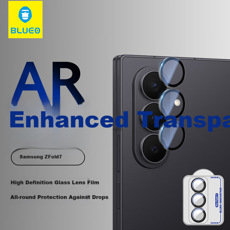 Lanxingxiansheng Lens Protector for Samsung Z Tri Fold/Z Fold 7 Camera, High Definition Anti-Glare Anti-Drop Wear-Resistant Protective Film, Graphite Color