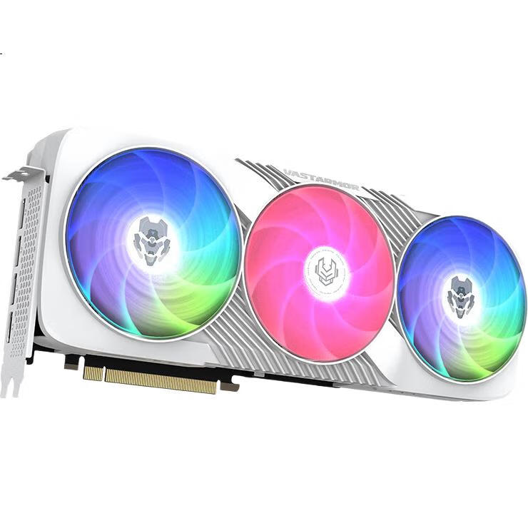 Видеокарта VASTARMOR AMD RADEON RX 9070 XT 16GB White Aluminum Alloy OC ARGB Lighting Gaming Graphics Card