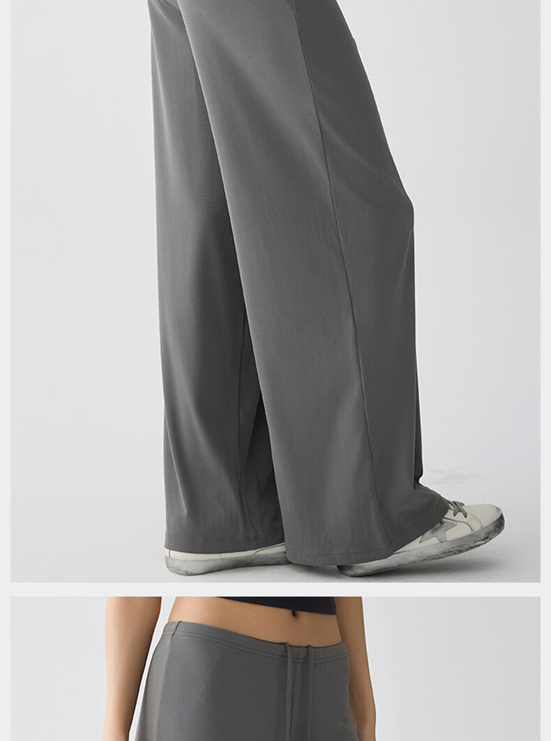 XUEXIMAN New Straight Loose Yoga Pants Cool Running Wide-Leg Sports Professional Training Fitness Pants Summer Thin 13