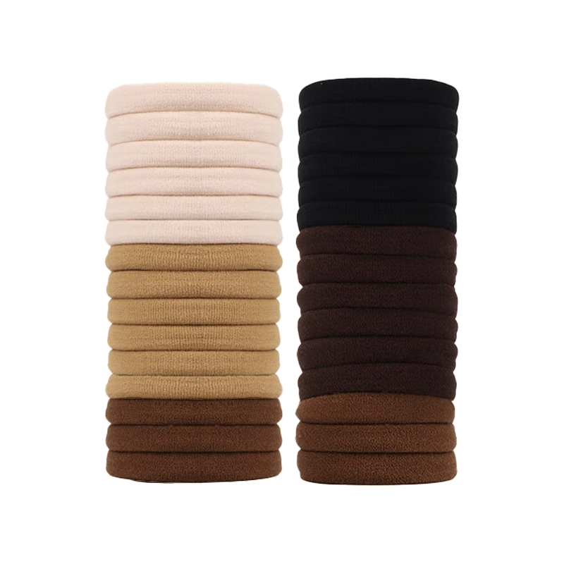 Jianyingshu Seamless High Elastic Hair Ties 30pcs High Elastic Rubber Bands Hair Ropes