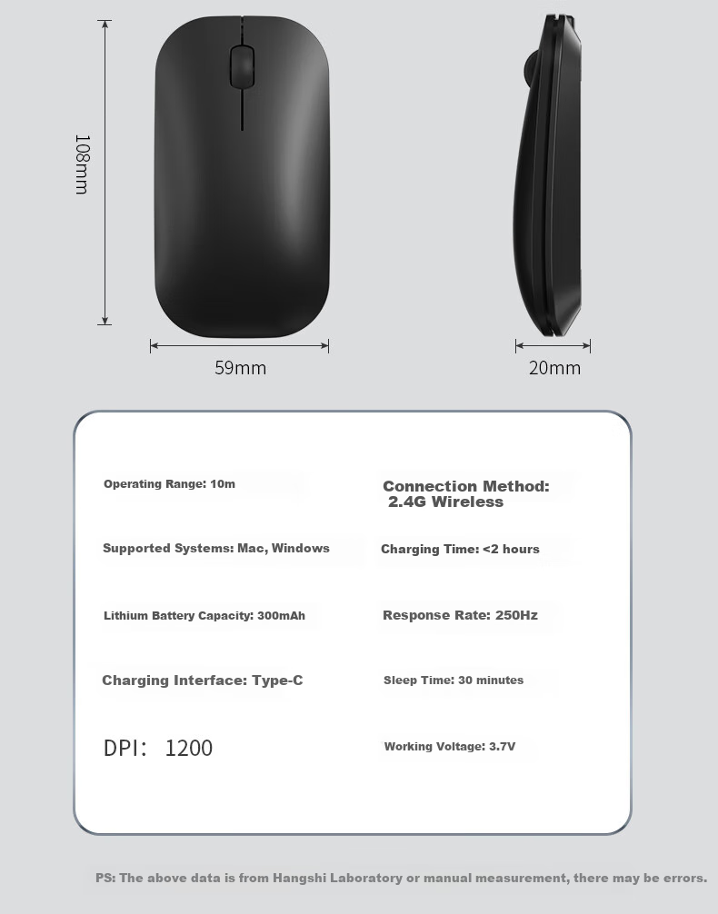 B.O.W Hangshi HW236L-2 Rechargeable Ultra-Thin Silent Wireless Keyboard And Mouse Set, 99 Keys, Compatible with Desktop And Laptop Computers for Office And Home Use, Silver And White 22
