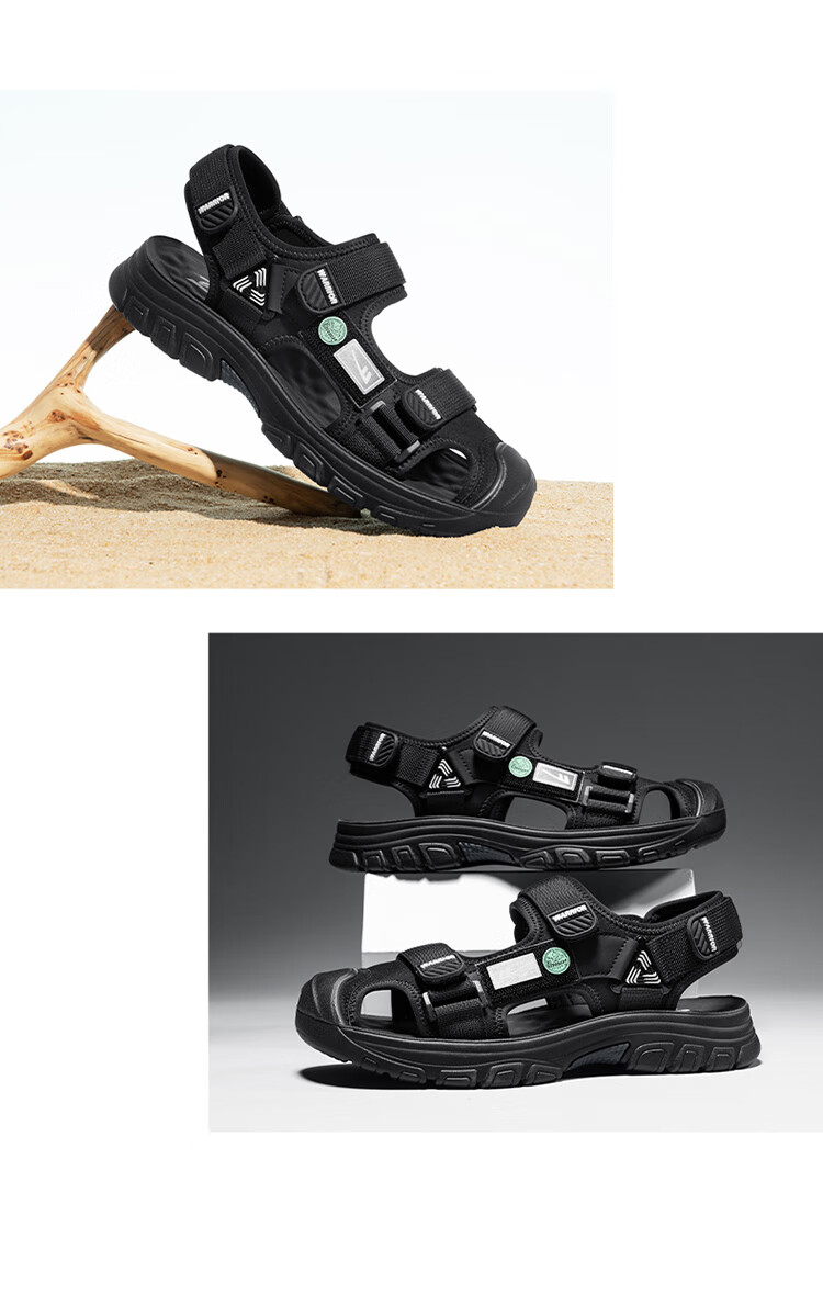 Warrior Men's Summer Sandals Driving Work Outdoor Casual Sports Water Hiking Beach Shoes Khaki/Brown Size 44 22
