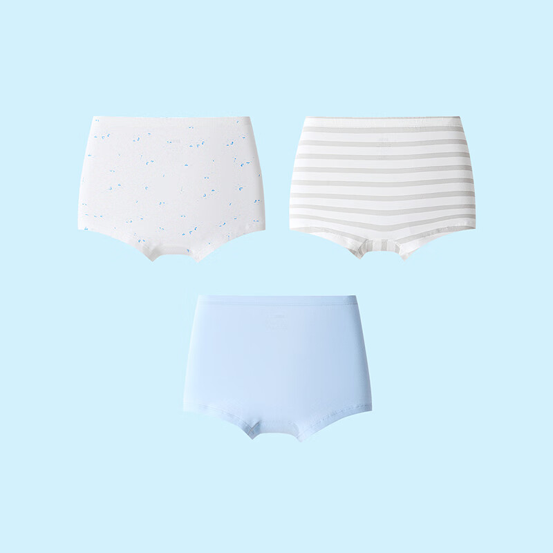 Annil 【3A Antibacterial】 Boys' Underwear Boxer Briefs 3-Pack 2025 Autumn New Elastic Breathable