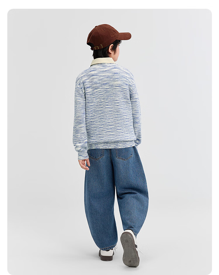 Balabala BalaOne Kids Sweater Boys 2025 Autumn Pullover Fashion 208325103204 19