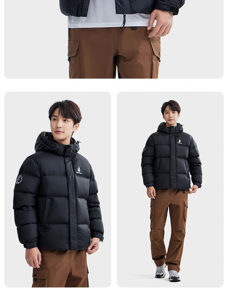 Qie [Same As Baby] Luotuo Co-Branded Thermal Energy 2.0 down Jacket, Thickened Warm Puffer Coat M35CR28065 3