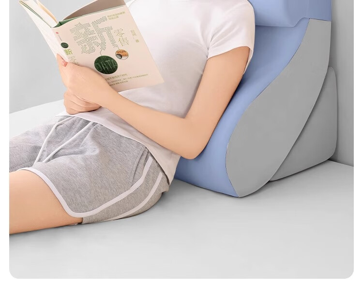Nila Headboard Cushion Lumbar Support Sofa Backrest Pillow Half-Reclining Bed Phone Holder Large Backrest Hug Pillow for Girls 16