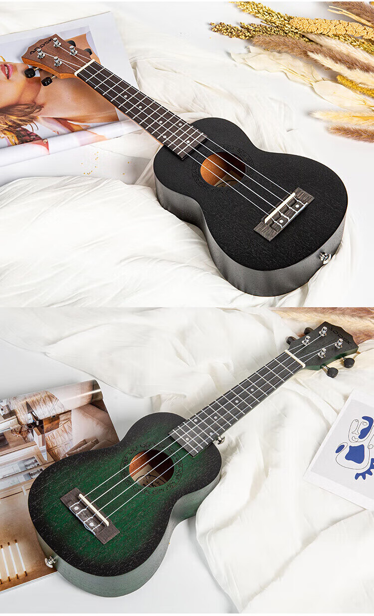 AODSK AUC-P08 Ukulele for Beginners, 23-Inch Sapele Wood Small Guitar 21