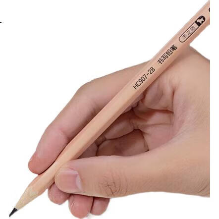 Карандаши Deli HC907-2B, натуральное дерево, 2B, шестигранные, 30 штук в тубусе