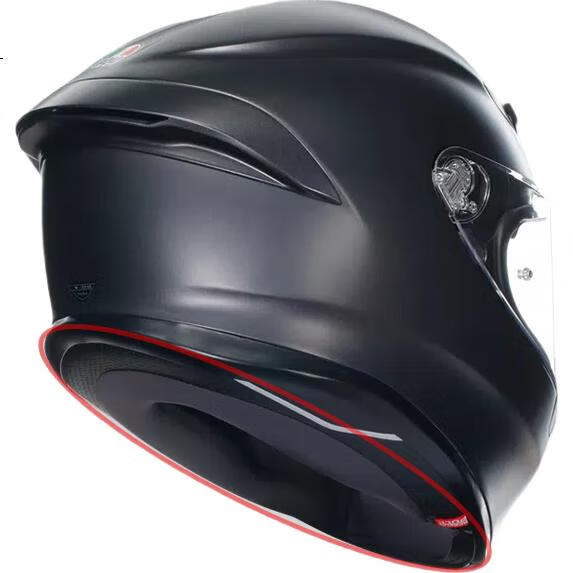 Мотошлем AGV K6S, карбоновый, интеграл, серый матовый, размер M (55-56)