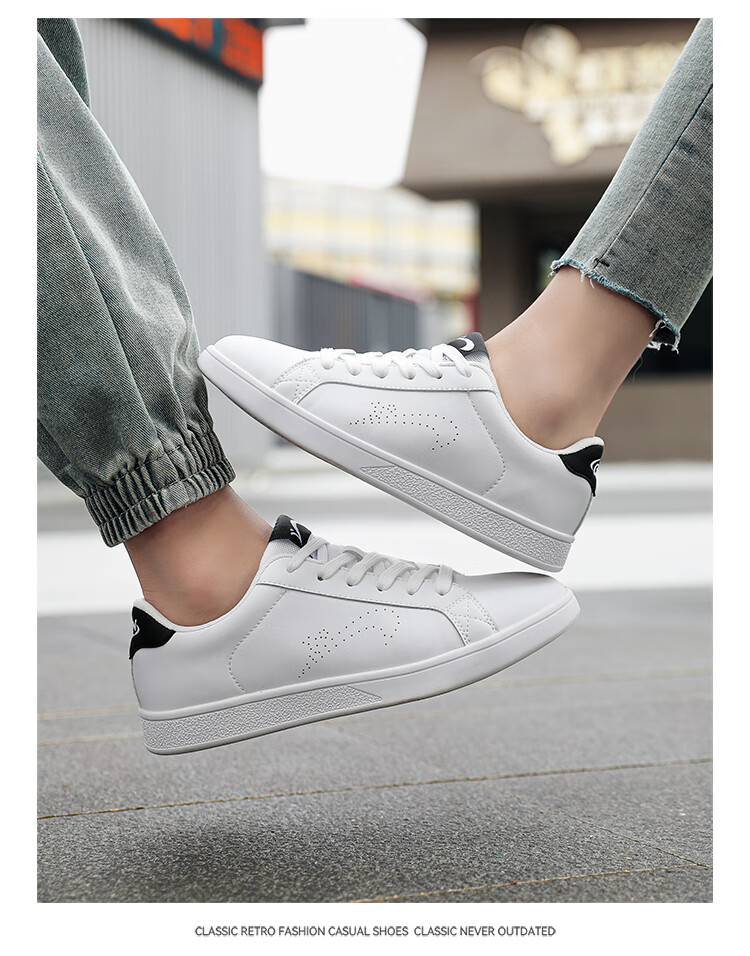 Guirenniao Canvas Shoes, Couple's Casual Shoes, Summer Women's Shoes, Versatile Sports Sneakers, White Men's Shoes, White/red, Women's Size 38 16