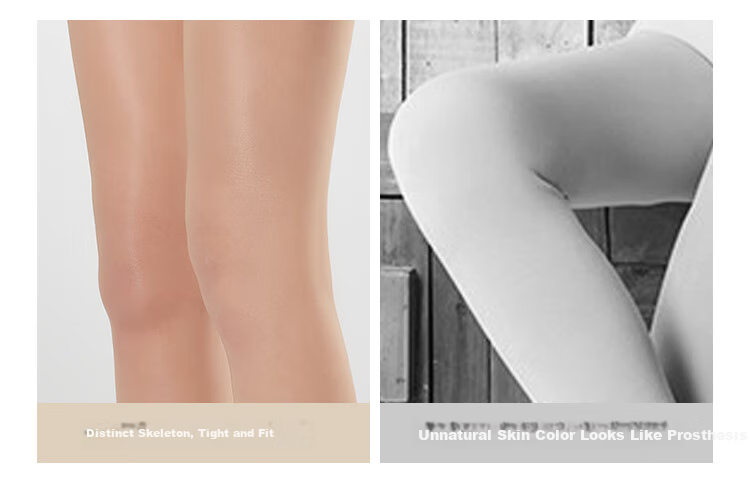 Afandi [1D Ice Silk] Ultra-Thin Seamless Stockings for Women, Spring And Summer Safety Garter Anti-Exposure Pantyhose, Tights 17