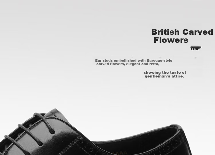 Goldlion Men's Business Formal Leather Shoes, Wedding Banquet Shoes, Color-Fading Craftsmanship, Retro Derby Shoes, G521330064AAA, Black, Size 44 10