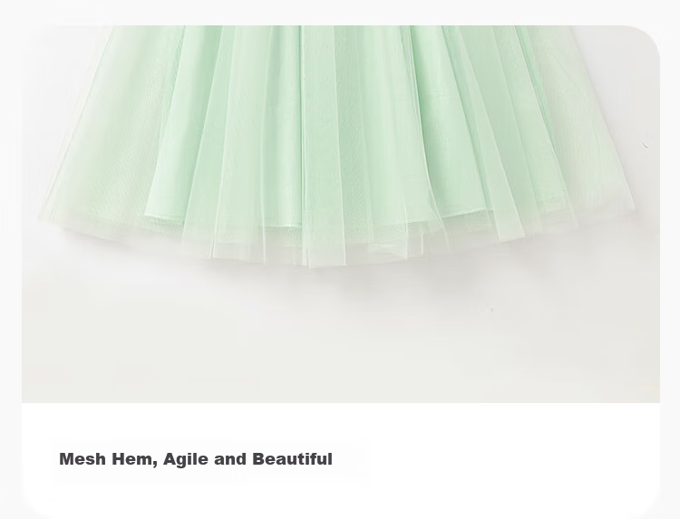 BALABALA Children's Clothing, Hanfu Girls' Dress, Kids' Summer Dress, Baby Puff Sleeve Chinese Style Mesh Skirt, Big Girl Princess Dress 5