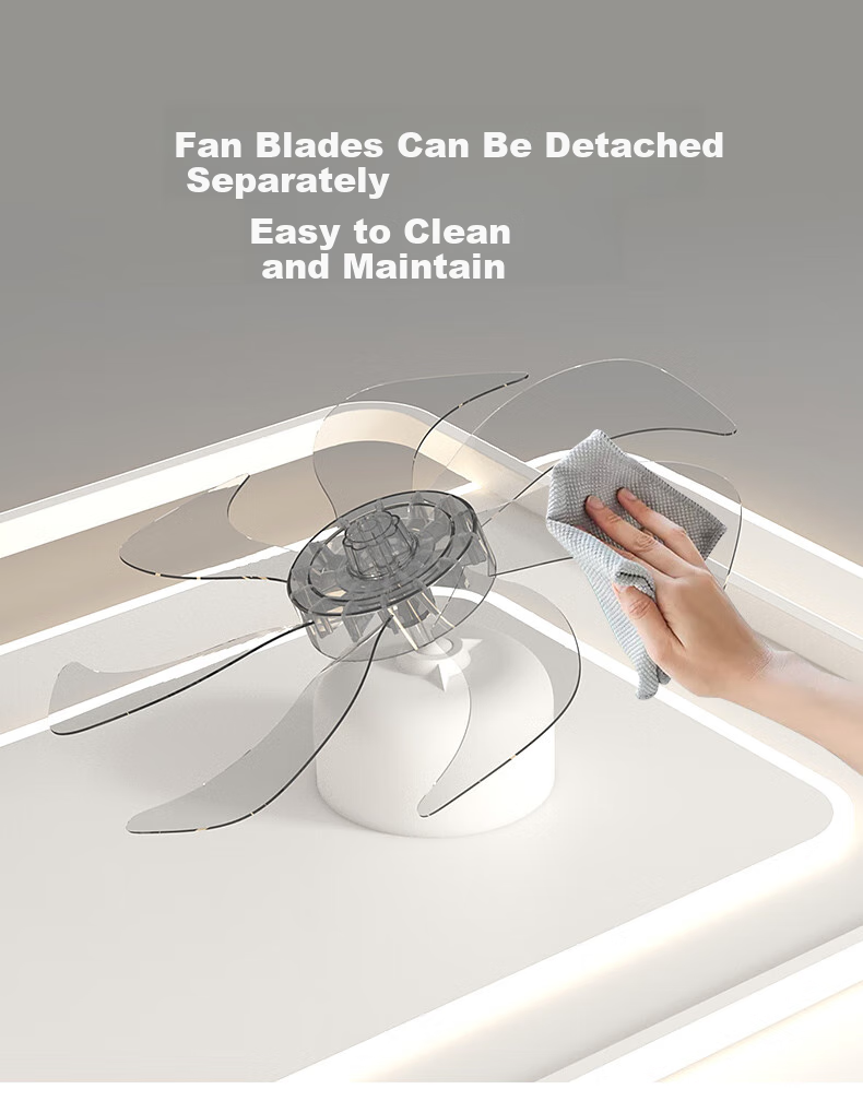 Zhangcheng LED Ceiling Fan Light, Integrated Bedroom And Dining Room Eye-Protecting Zhongshan Lighting Fixture with Installation Included 16