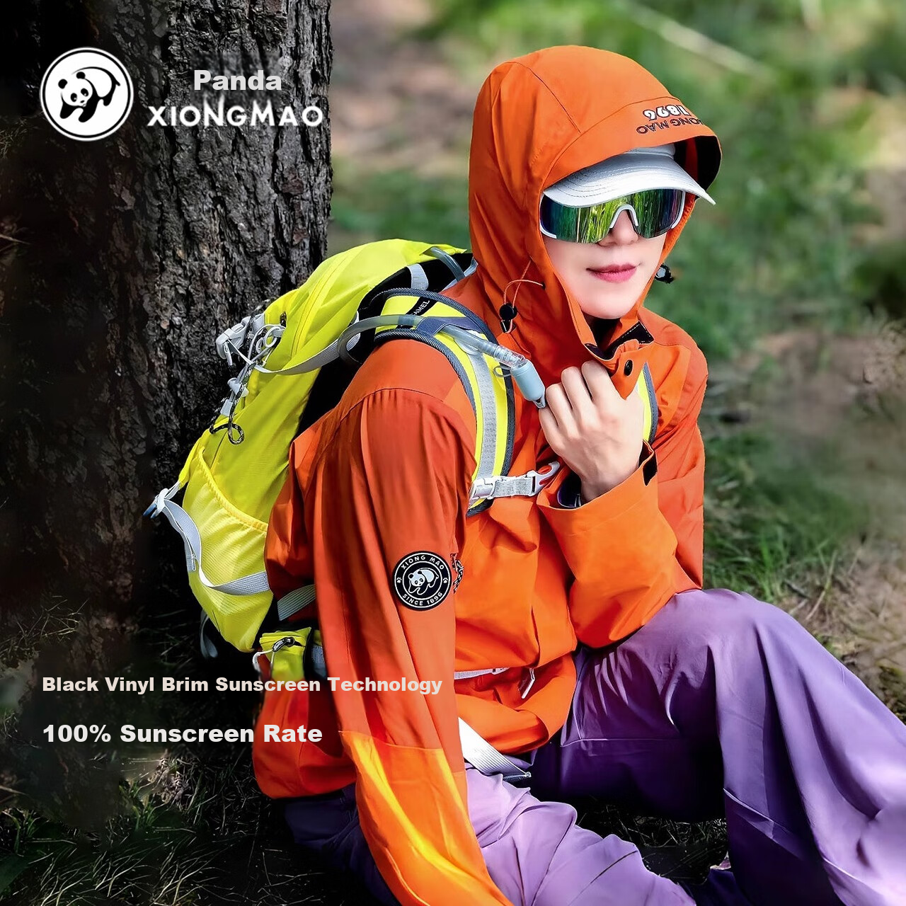 CAMEL Panda Outdoor Jacket for Men And Women, Winter Windproof And Cold-Resistant Travel Fleece Three-In Mountaineering Suit